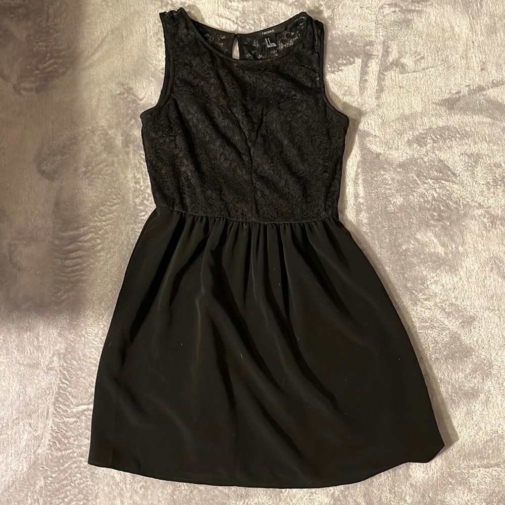black dress forever 21 small